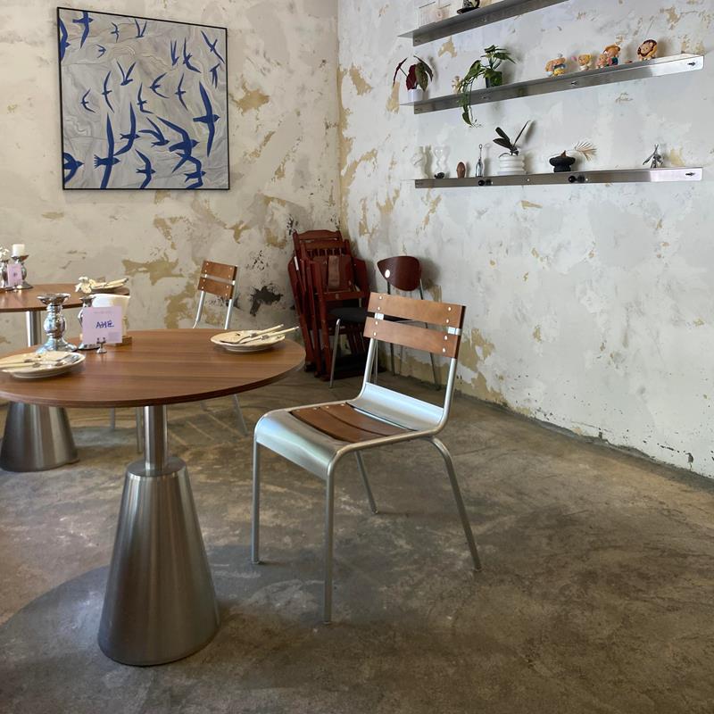 咖啡店桌椅组合小吃甜品奶茶店桌子茶餐厅餐桌西餐厅桌子餐饮商用