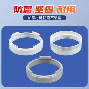 通用型移动空调窗户排风管主机身接头挡板接口排气管卡扣管口配件