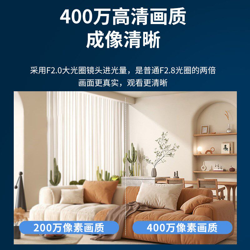 大华监控器摄像头商用手机远程红外高清全彩夜视室内外网络摄像机