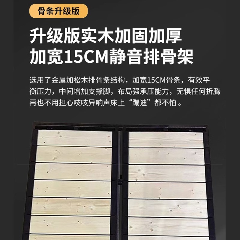 意式极简沙丘真皮床轻奢现代简约主卧1.8米双人床2023新款皮艺床