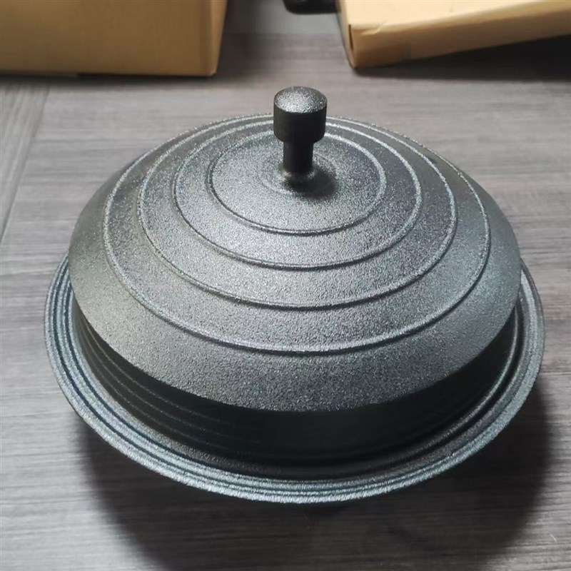 朝鲜族铸铁锅燃气电磁炉通用微压多功能炒锅无涂层加厚铁锅高丽锅