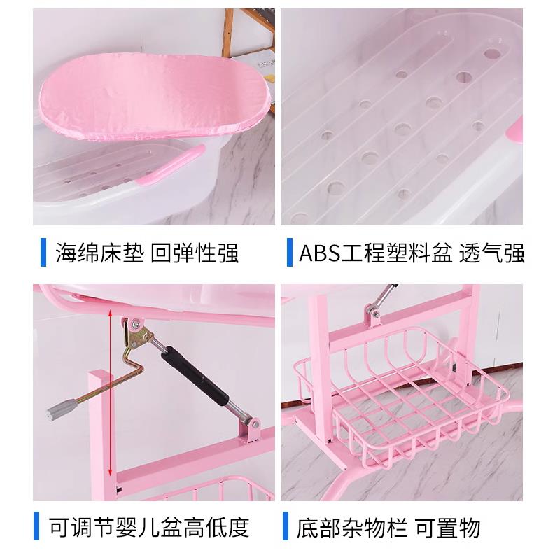 多功能婴儿车防呛奶宝宝床医院专用移动婴儿床月子中心新生儿车