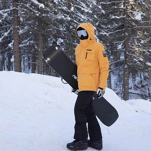 工装滑雪服男款套装单双板加厚保暖宽松防风防水男士滑雪衣裤套装
