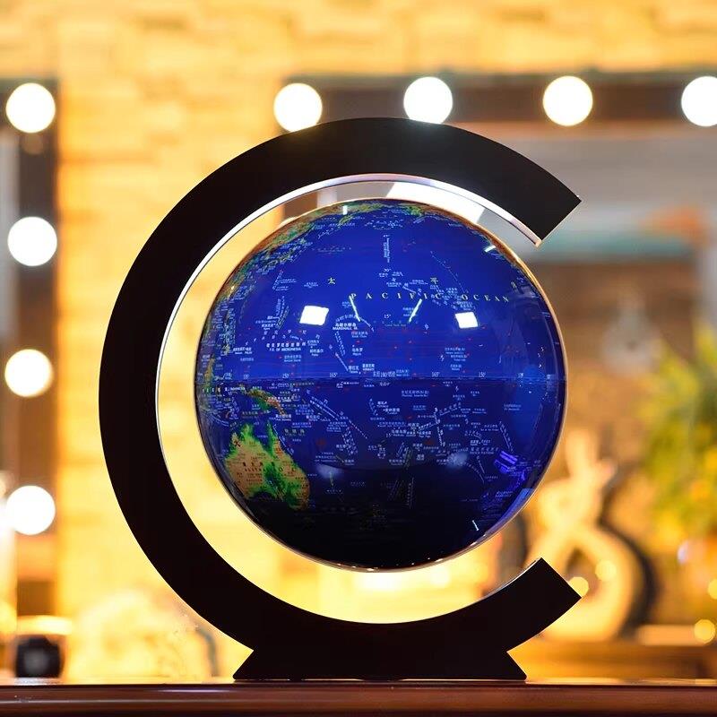 夜明珠磁悬浮地球仪领导创意乔迁送礼高档办公桌摆件开业新奇物品