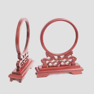 红木镜框像框香花梨木台屏插屏彩石瓷板玻璃画装饰摆件字画空架