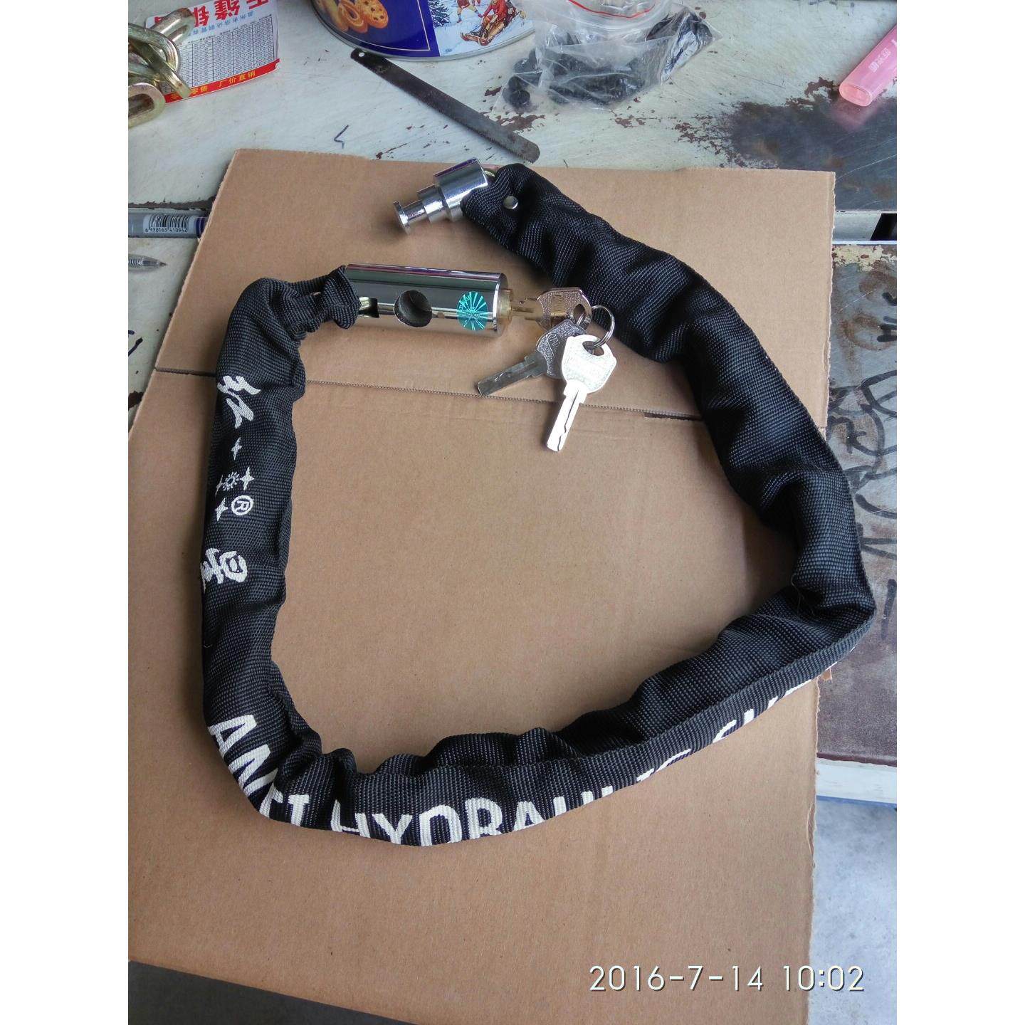 抗液压剪锰钢链条锁铁炼锁登山车锁电动车锁机车锁单车锁