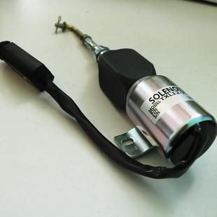 2530 发动机停机电磁铁熄火开关挖掘机12V电磁阀两插熄火器TXL12
