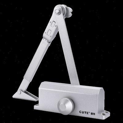 固特家用闭门器液压缓冲自动关门器轻型可调带定位配件简易安装器