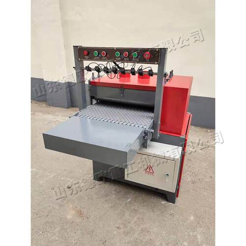 履带式木板清边锯 红外线木工清边锯 Crawler edge cleaning saw