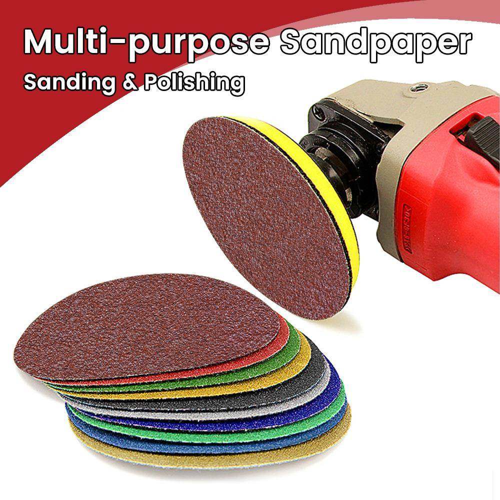 金狮磨具4寸红砂植绒砂纸圆盘背绒磨砂纸角磨机木工抛光砂布,标准件/零部件/工业耗材,砂纸,淘宝优惠券,粉丝福利购,淘宝优惠卷