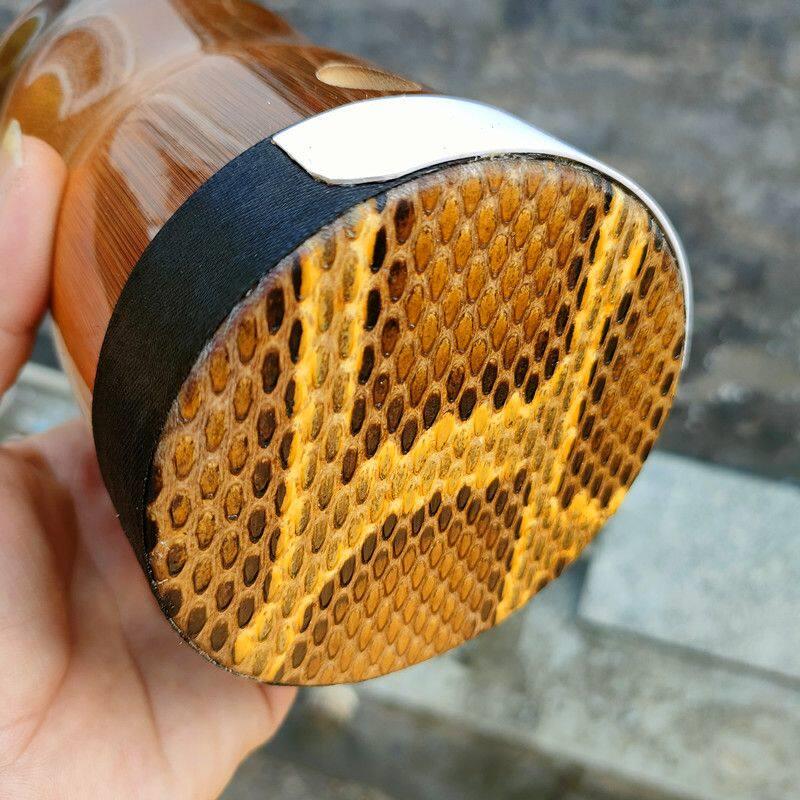 二胡琴筒花鼓戏大筒专业蒙皮烤筒圆筒特价大音量红木黑檀二胡配件