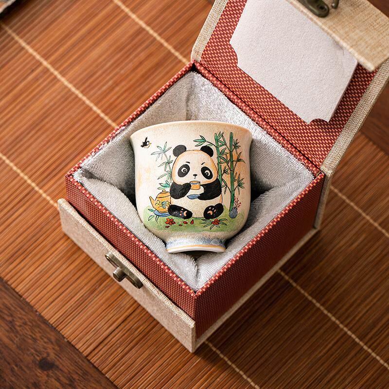 景德镇原创全手工手绘高温窑变专用陶瓷茶杯主人水杯单杯美陶茶杯