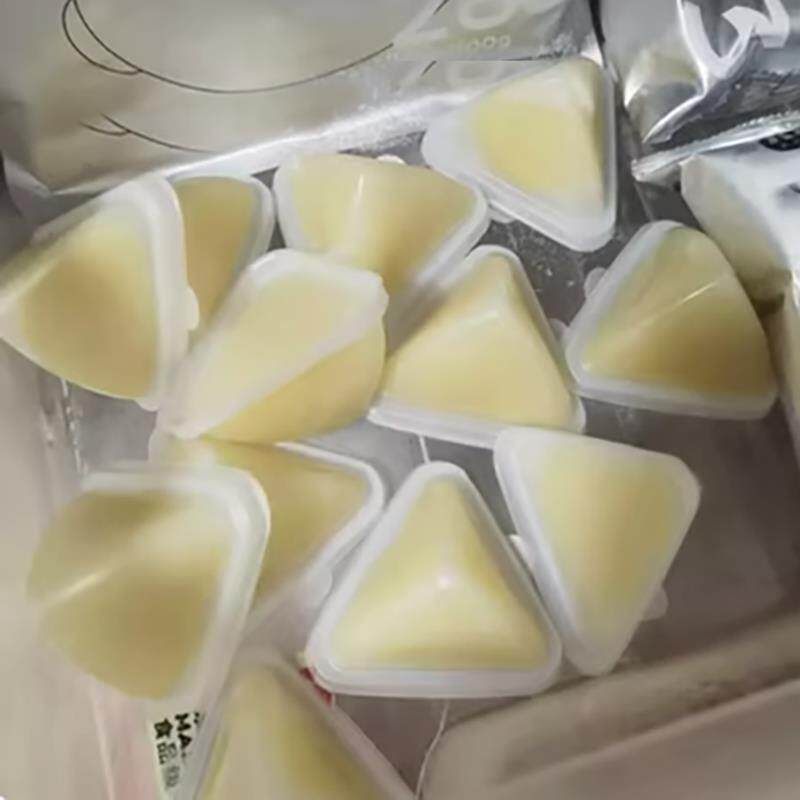 端午冰粽包装盒冰冻耐高温冰皮榴莲水晶粽子加厚糕点三角盒子
