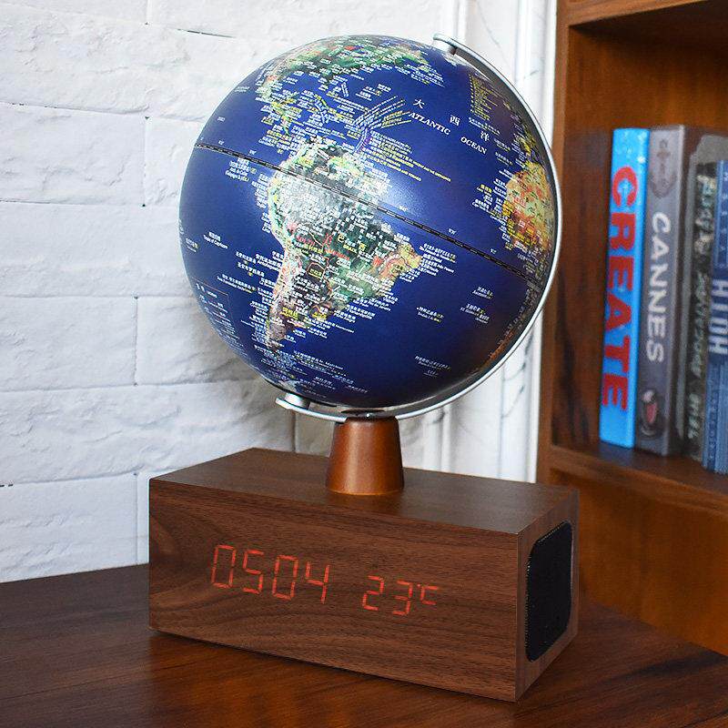funglobe蓝牙音响时钟地球仪3D立体浮雕台湾制造20CM学生用中学生