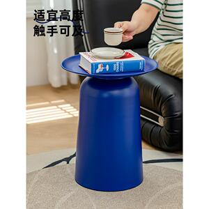 慵懒空间简约轻奢小桌子家用客厅沙发边几茶几网红高级圆桌角几桌