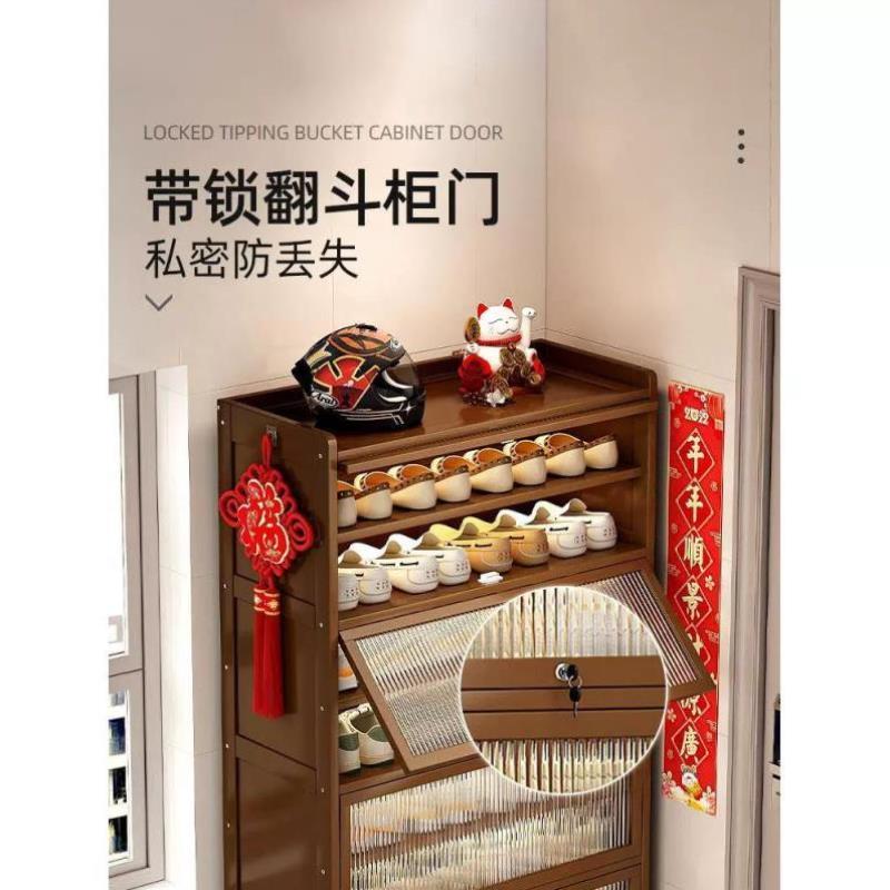 带锁鞋柜家用门口室外楼道走廊用过道电梯口大容量多层超大收纳柜