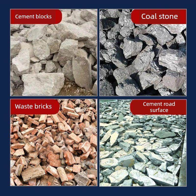 小型碎石机锤式家用碎石机碎石机移动式施工垃圾混凝土石料