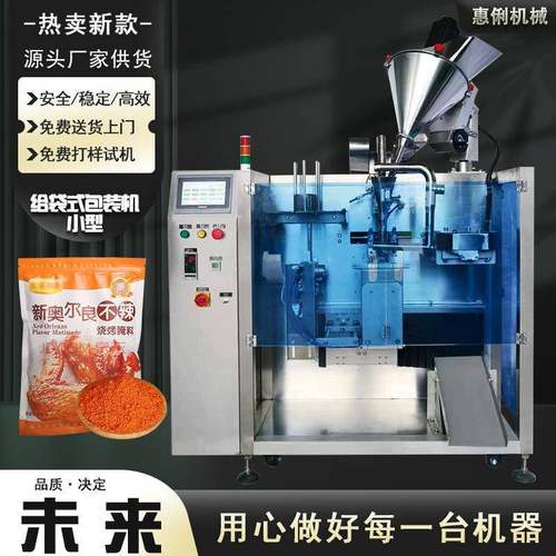源头厂家水平给袋机HL330A小型粉末给袋机奥尔良粉预制袋包装机