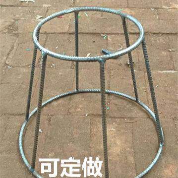 钢筋锅架三角架户外烧烤架家用便携式铁质支架圆形烧烤炉架可定制