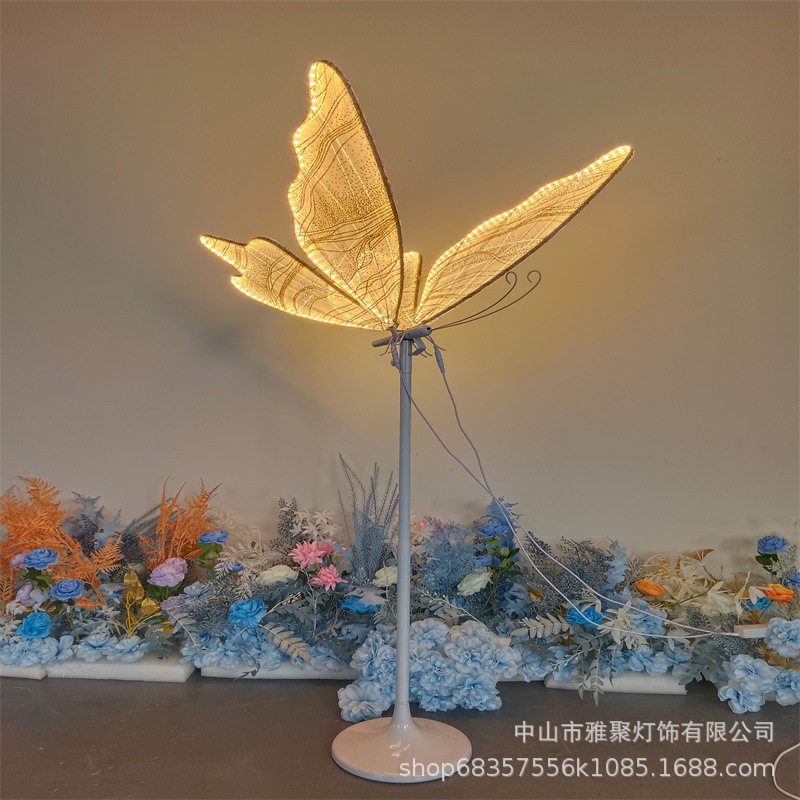 婚庆道具布艺发光蝴蝶翅膀舞台装饰吊顶婚礼路引场景布置摆件,节庆用品/礼品,路引,淘宝优惠券,粉丝福利购,淘宝优惠卷