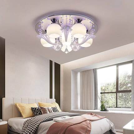 客厅灯全屋套餐蓝牙音乐灯具组合led吸顶灯大气新款圆形卧室灯