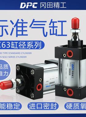 DPC冈田精工标准气缸气动SC63-25/50/75/100/125/150/175/200/250
