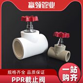 PPR自来水管截止阀门开关4分6分2寸加厚新料热熔闸阀灰色升降阀