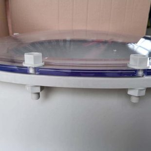 PP视窗短管视窗法兰废气塔视窗观测口洗涤塔检修口人孔透明视窗口