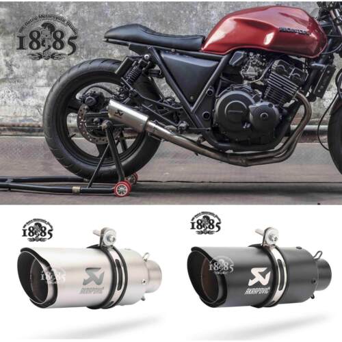 CB400摩托车XJR400改装200双层尾喉R6炸街800后段300排气管51mm
