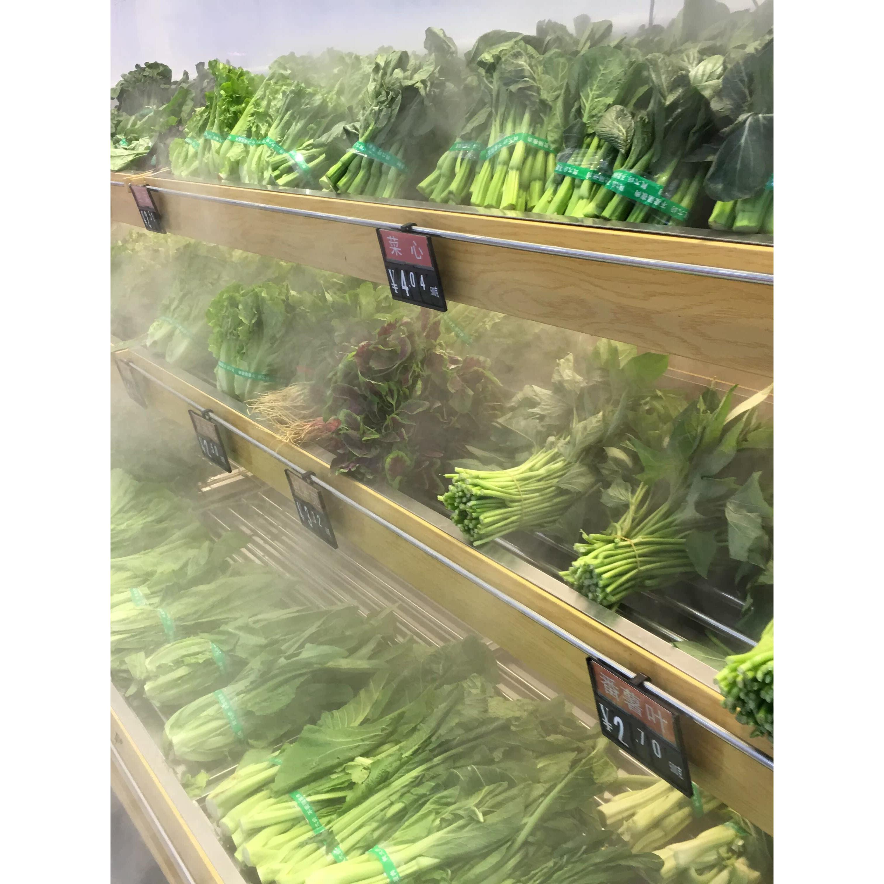 柳冠工业加湿器冰桌火锅店自助餐厅超市蔬菜保鲜风幕柜喷雾加湿器