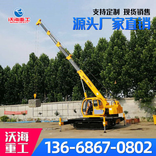 定山地泥洼地全液压履带底盘起重机 8吨12吨钢制履带吊现货价格