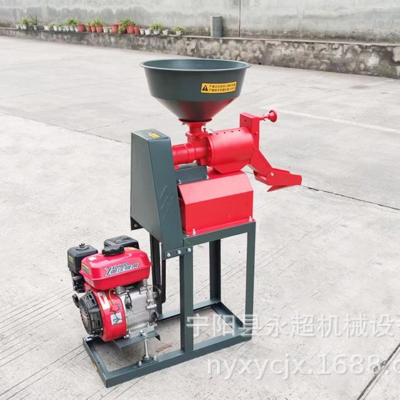 大米打米机水稻碾米机220V电压水稻脱皮机咖啡豆脱皮机剥谷机家用