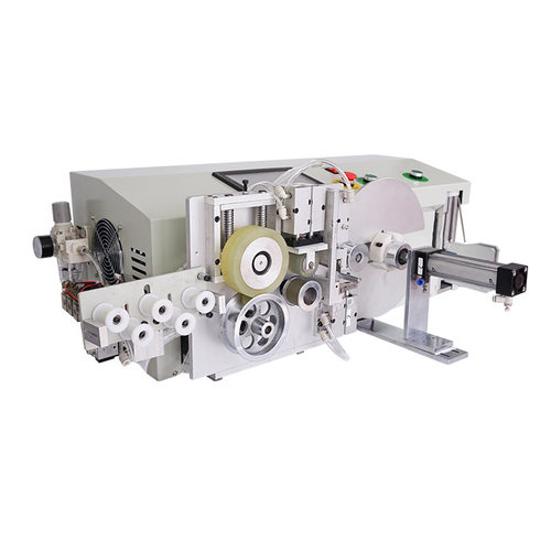 启庞桌面式自动捆扎计米绕线机 数据线绕线机计米裁线绕线扎线机