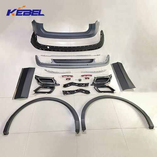 适用于17款大众途观L后保险杠尾喉后杠灯后杠饰条轮眉TIGUAN L