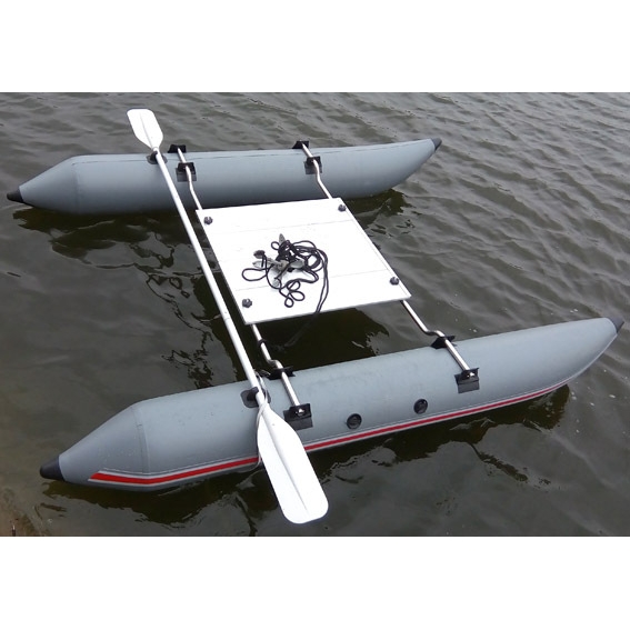 2019便携式路亚小平台/双体平台钓鱼船/路亚艇/浮式钓台/橡皮艇