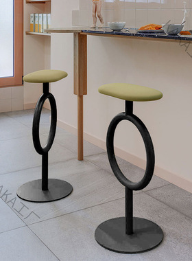 LCP2椅子甜品店休闲吧椅家用客铁艺吧台椅高脚椅餐椅奶茶店