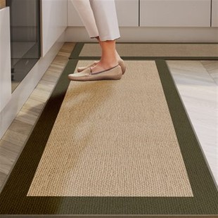 厨房地垫防滑防油防水可擦免洗y家用耐脏进门口脚垫2024长条地毯