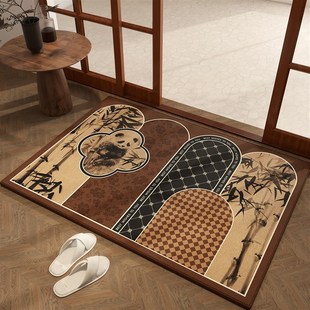 2025高级感定制家用地毯防滑免洗玄关脚垫进门门 入户门地b垫新款