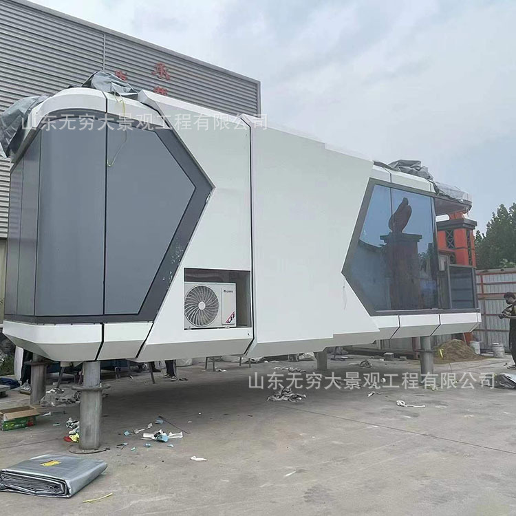 移动轻钢民宿智能太空舱方舱小屋户外景区全景玻璃星空房营地房车