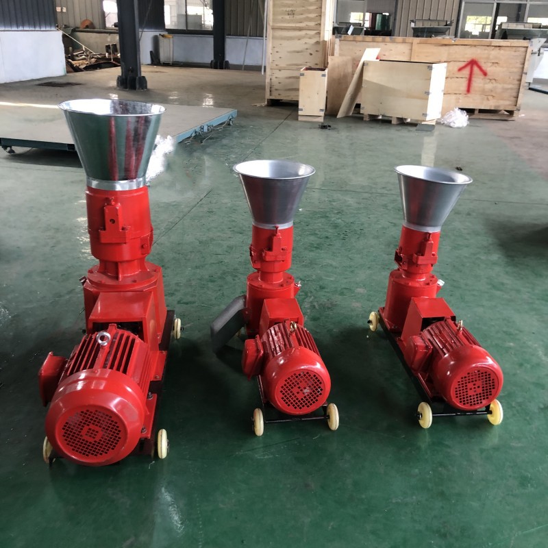 稻谷壳饲料颗粒机 家畜羊牛鸡鸭制粒设备 狗粮猫粮生产线