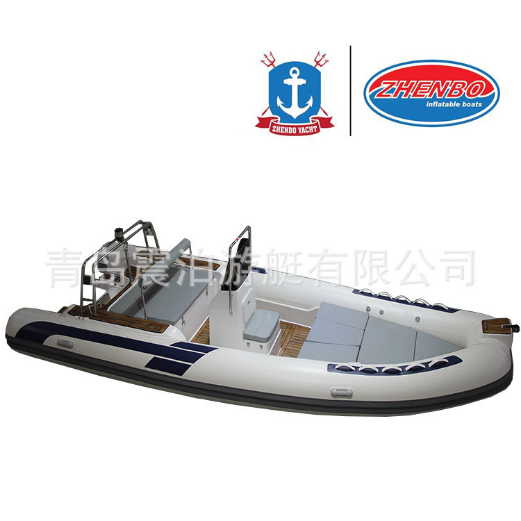 600玻璃钢冲锋舟6米玻璃钢充气船厂家 消防救援冲锋艇