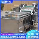 制造 净菜加工设备 大型预制菜清洗流水线 果蔬气泡清洗机