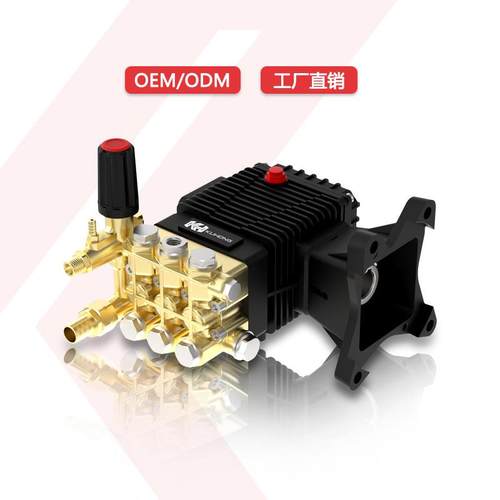 现货4000psi280barKBD全铜高压清洗机配件洗车机泵头三缸柱塞泵