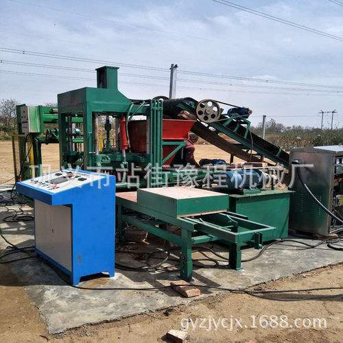 透水砖机大型免烧砌块砖机免烧空心彩色砖机brick making machine
