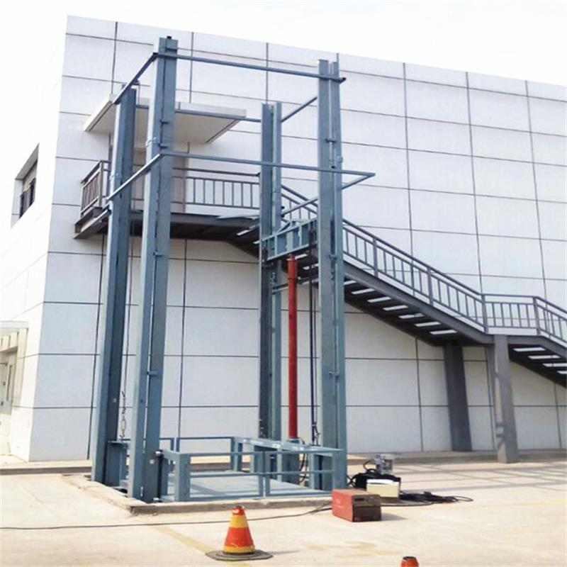 升降1-10米固定剪叉式升降平台现货厂房货梯防坠导轨式升降机