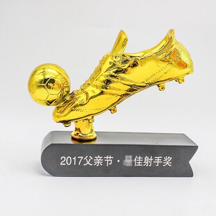 现代树脂工艺品摆l件 足球赛事奖杯金靴守门员奖杯 酒吧会所摆件