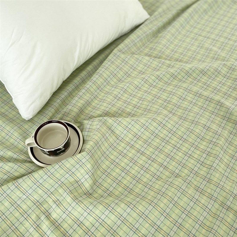 春游时 温柔系豆沙绿复古小粗布全棉床单床笠100纯棉单件亲肤被单,床上用品,床单,淘宝优惠券,粉丝福利购,淘宝优惠卷