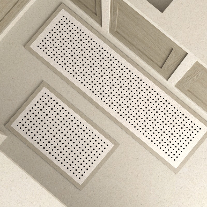 侘寂风厨房地f垫防水防滑防油防脏家用脚垫可擦免清洗地毯专用整