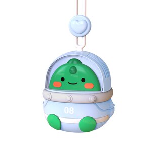 时尚挂脖小风扇便携式随身迷你小型儿童卡通手S持挂绳无叶可充电