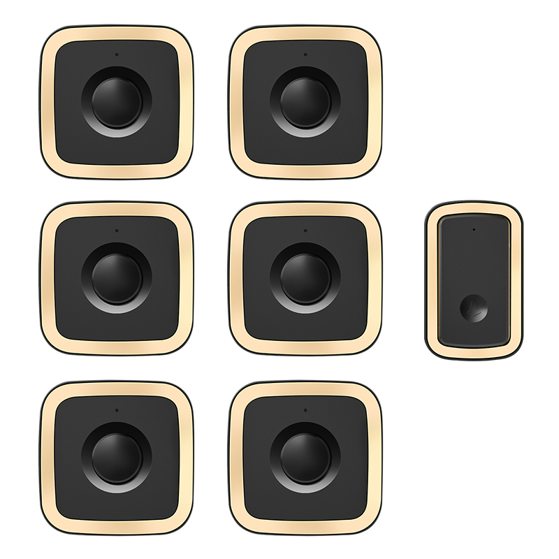 无线电门铃一拖六家用门铃远距离电子智能遥控门铃呼叫器